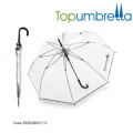 Hochwertige PVC klar Transparente Regenschirme mit Blumenspitze Hochwertige PVC klar Transparente Regenschirme mit Blumenspitze